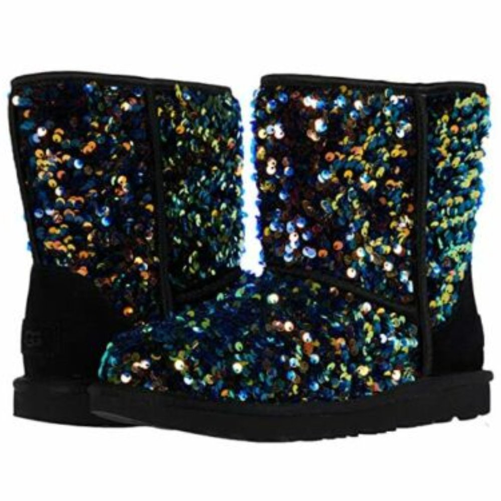 UGG Classic II Stellar Sequin Bling Boots NEW